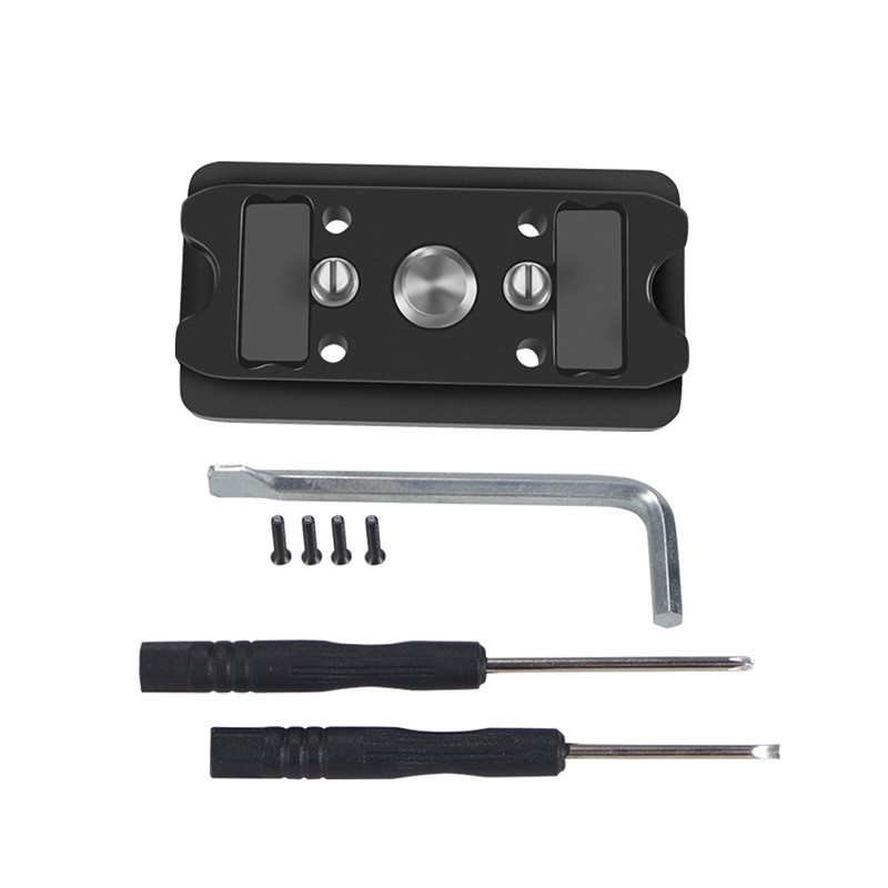 运动相机快拆磁吸金属底座适用GoPro10/8max大疆2等1/4转接固定座