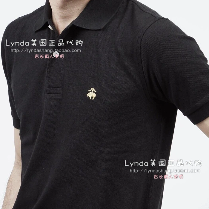 Lynda American đánh vần thư brooks anh em / Anh em Booker áo thun cotton ngắn tay cotton áo polo sói