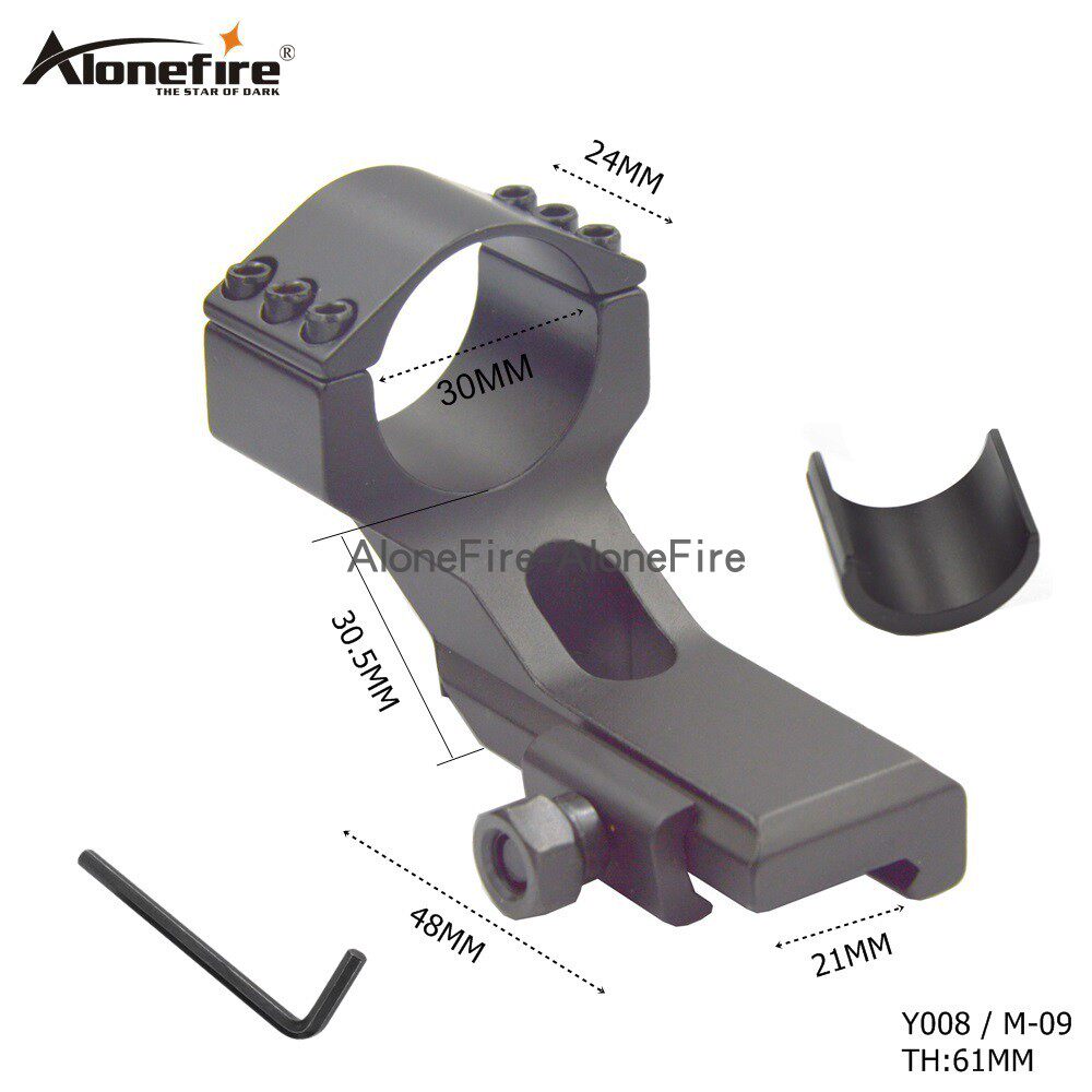 25MM 25MM turn 30mm rear extension body quick detached rail bracket tube clip flashlight clip heightening clip L013