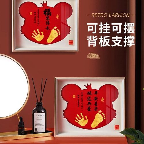 Детские отпечатки рук и ног, памятная картина, сувенир, детская фоторамка для новорожденных для младенца, подарок на день рождения