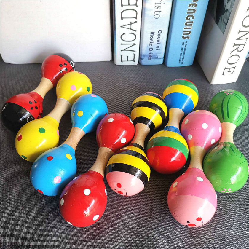 Baby Kids Rattle Grip Chasing Sight Chasing Training Toy Sand hammer Baby Early Education Music Percussion Instrument Sandball
