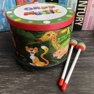 Orff パーカッションドラム子供のスネアドラムパーカッションドラムのおもちゃビッグスネアドラム幼児早期教育フロアドラムベビードラム
