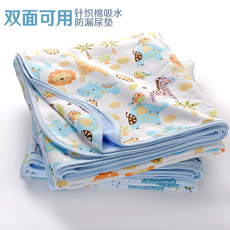 Large number Double-sided anti-urine cushion towel beginner baby pure cotton leak-proof breathable waterproof bed sheet washable nursery school child mattress
