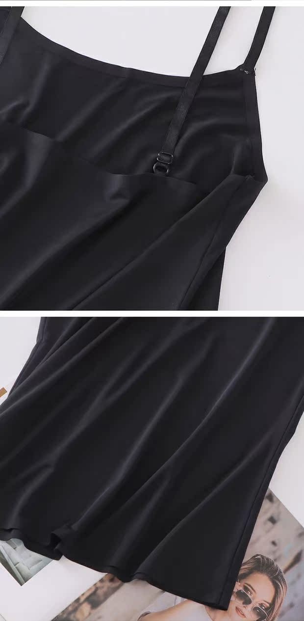Cô gái băng lụa liền mạch bên trong nước Mỹ lại khoác lên người chiếc áo vest đáy quần lót quần lót chống sáng che kín phần ngực - Ống áo ống trơn
