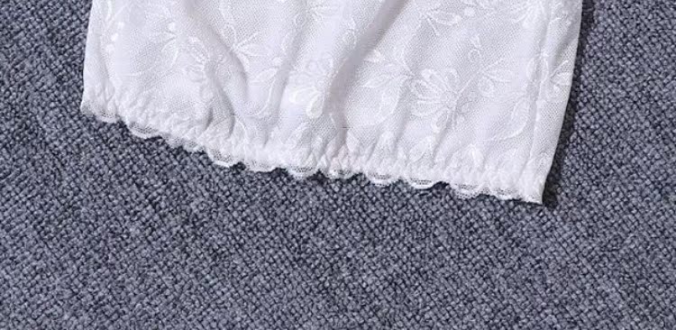 Đầm trắng một mảnh phía dưới quấn ngực đồ lót phần mỏng chống sáng bên trong ống áo ngắn quây ngực nữ áo bra 2 dây