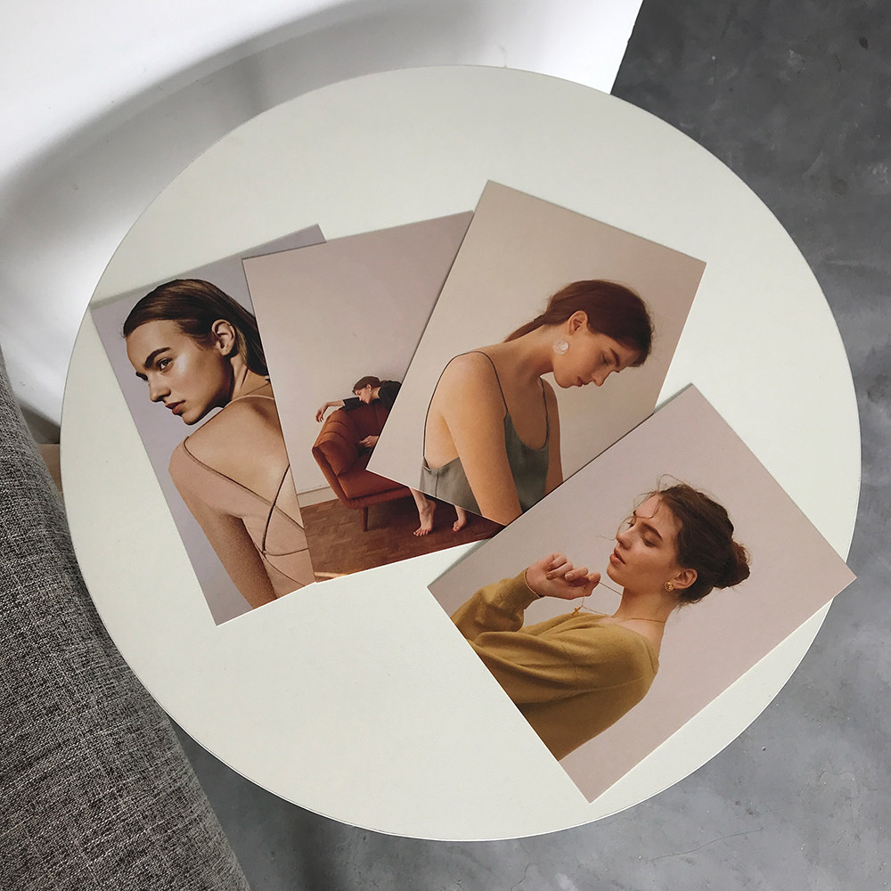 ins Nordic minimalist style photo decoration big card retro poster background paper photography props honey girl heart