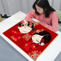 2021 New Diamond painting 5d full diamond living room cross stitch wedding bedroom Crystal dot paste diamond show 2020