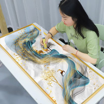 2021 Diamond painting new 5d full diamond rich elk living room cross stitch crystal diamond embroidery point 2020