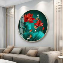 Diamond painting 2021 new 5d full diamond living room Lotus diamond show crystal paste handmade cross stitch 2020