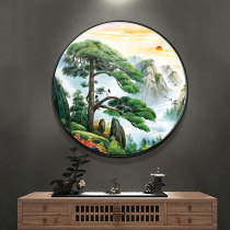 2021 5d Diamond painting full diamond new living room round welcome pine scenic spot masonry stickers cross stitch 2020