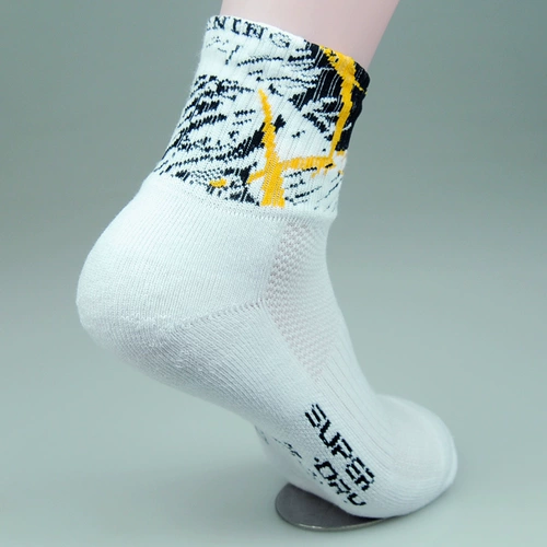 Теннисные носки для бадминтона для настольного тенниса, увеличенная толщина, для бега, средней длины