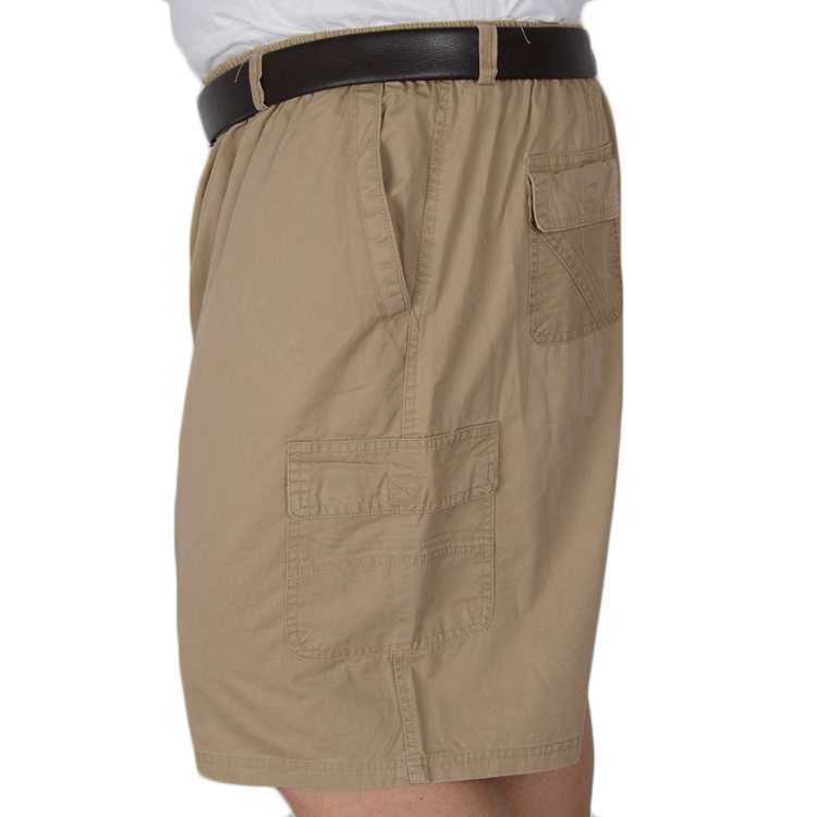 Đặc biệt hàng ngày cộng với phân bón để tăng quần short cotton Mùa hè co giãn 5 điểm Quần bố rộng vành đai cotton phù hợp