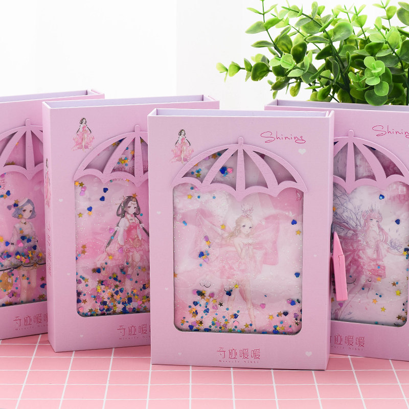 Day-to-date cryptography This belt locks the ancient wind box into the oil hand ledger This princess notebook cute teenage girl's heart current Shaben