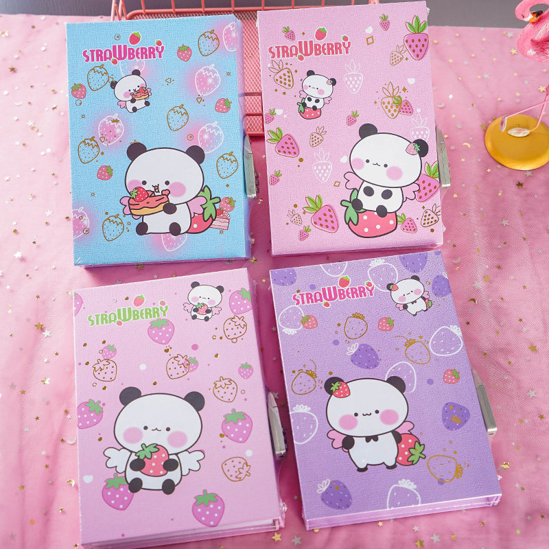 Creative retro code with lock elementary student diary female box notebook sub-literary minimalist lock