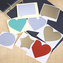 Fun Scratch Card Coated Sticker Film Postcard Confidential Sticker Greeting Message Sticker