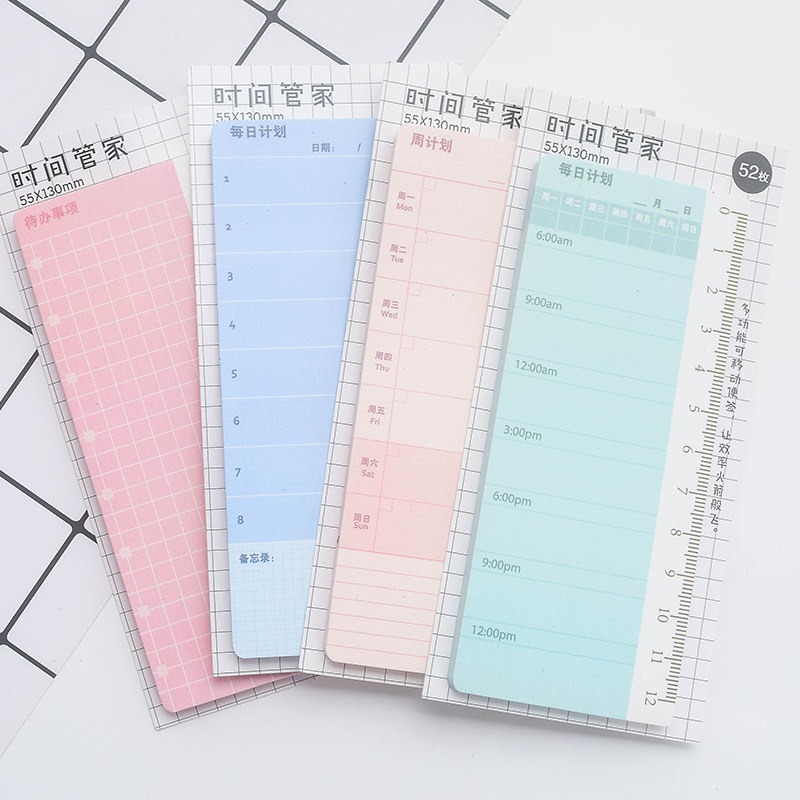 Hand account book health management efficiency sticky notes time management efficiency stickers daily plan N times sticky notes