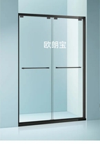 Olambaos 2023 new shower room straight-shaped shower door tempered explosion-proof glass partition bathroom partition