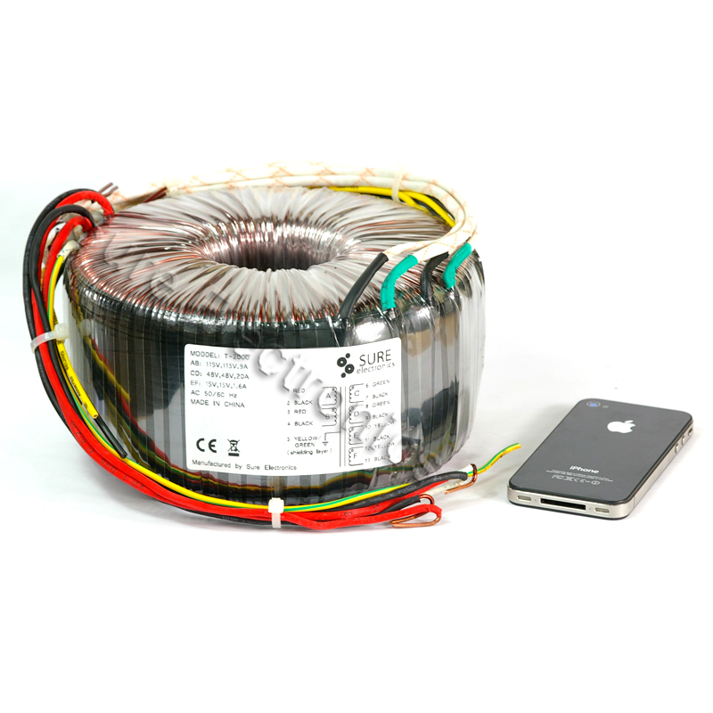 Full copper ring transformer 2000W Double 115V48V Power Fever HIFI High Power Power Amplifier Special Boutique