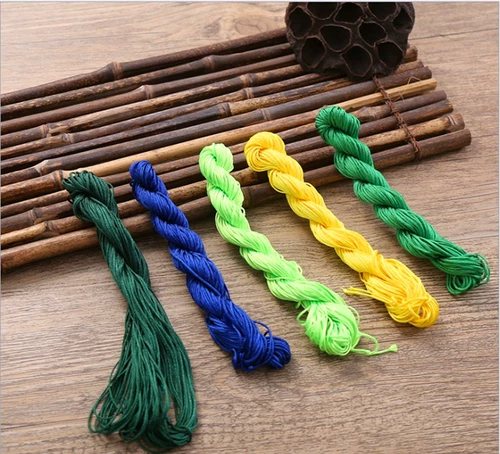 DIY -кристаллические аксессуары № 72 Jade Line Red Line China Node Woods /1 мм с грубым редакцией /объем /объем