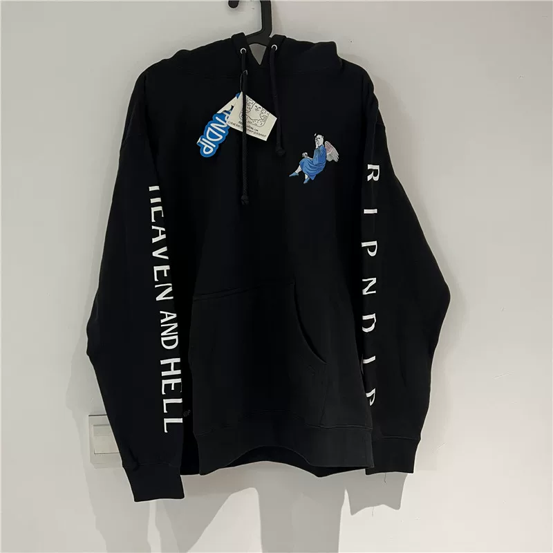Новая одежда City RIP N DIP Angel Devil Cat Velvet худи с капюшоном для мужчин и женщин, парный трендовый бренд повседневный толстовка с капюшоном