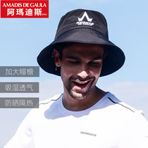 Amadis sun hat men fishing hat summer fishermans hat outdoor fishing shade cap breathable