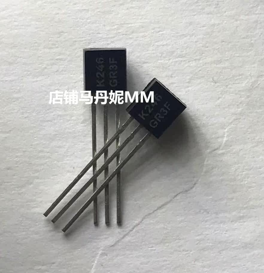 New K246 K246 TO-92 2SK246 2SK246 gear small power field effect electric crystal