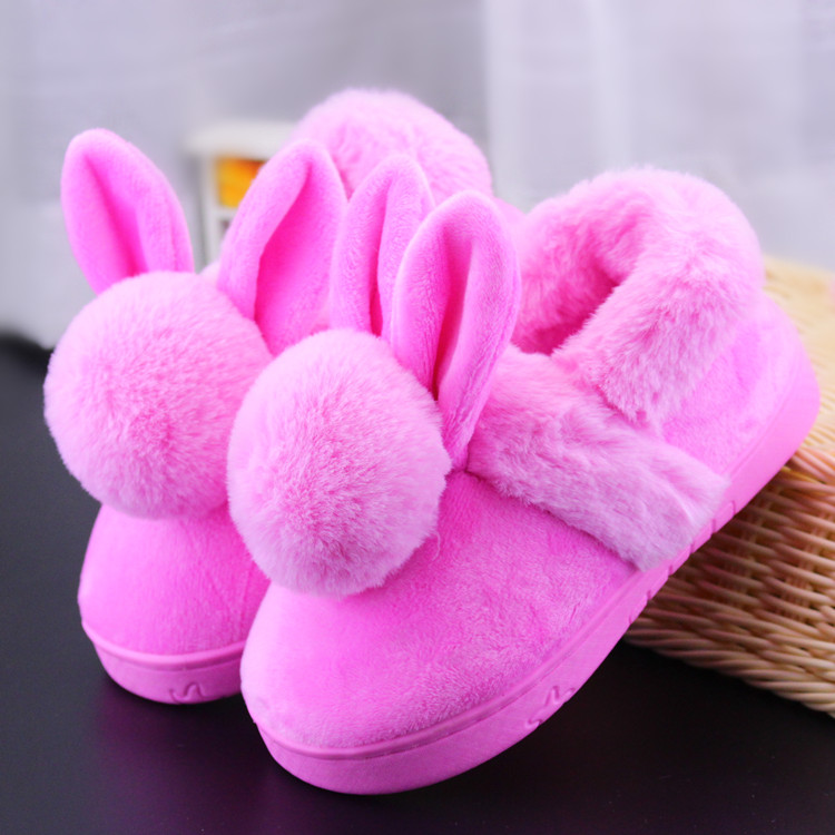 Chaussons enfants en suède pour hiver - semelle caoutchouc - Ref 1031099 Image 6