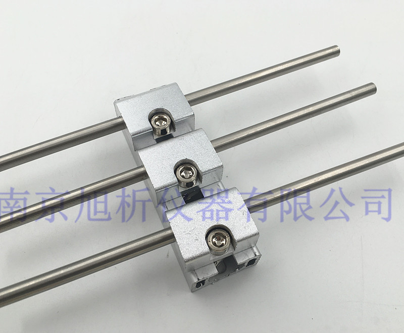 Laboratory gas circuit Aluminum alloy pipe clamp Stainless steel pipe fixed pipe card Light pipe clamp guide rail 1 4 3 8 6m
