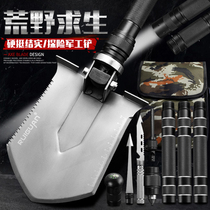 Engineering shovel outdoor multifunctional manganese steel military engineering shovel Chinese car shovel German military version original combat readiness