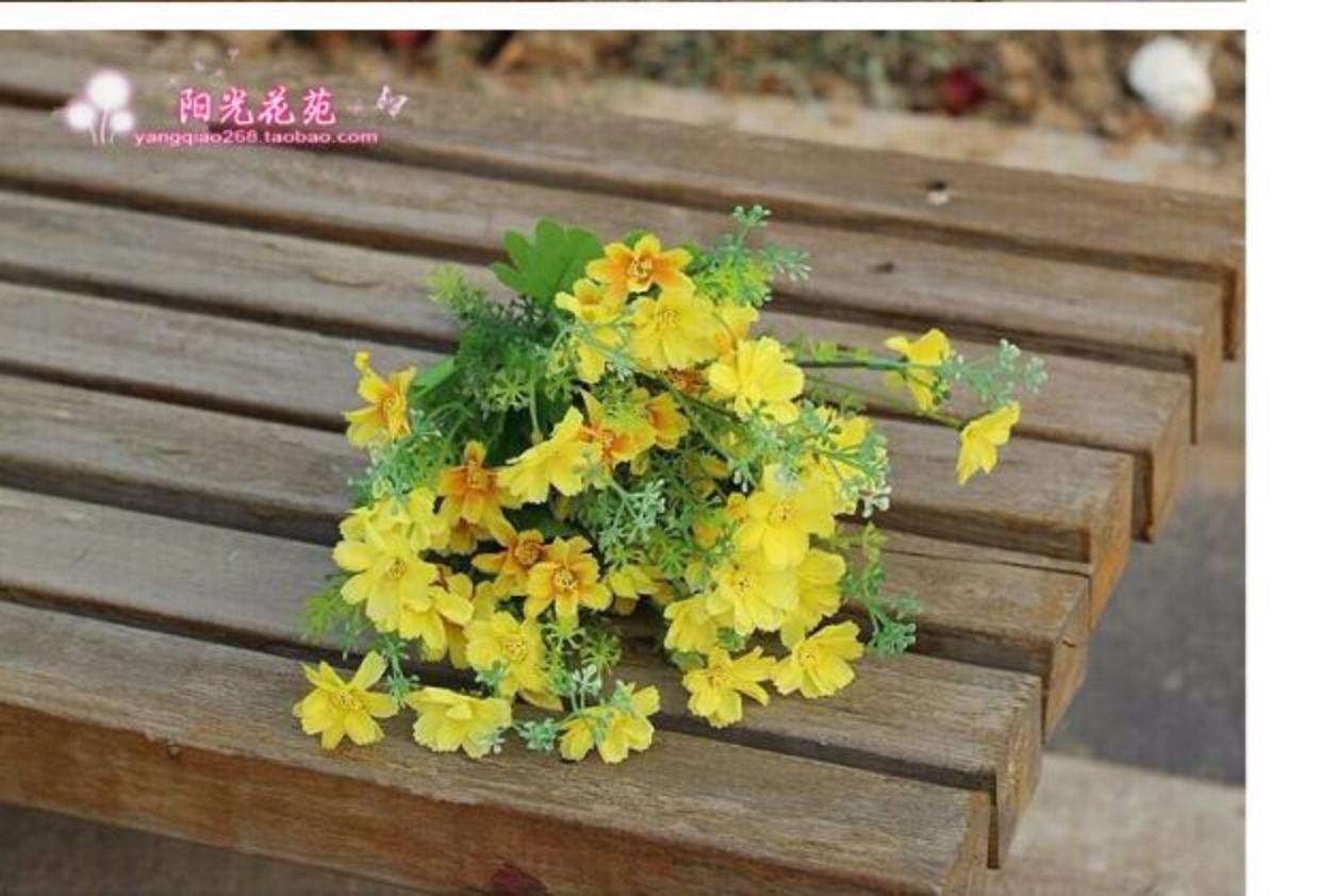 Mô phỏng nhỏ tươi hoa cúc nhỏ trang trí máy tính để bàn trang trí sân vườn phong cách hoa nội thất nhà giả hoa hoa thủ công - Hoa nhân tạo / Cây / Trái cây cây bàng giả