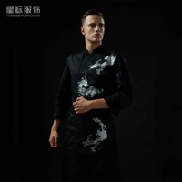 Черный топ с длинными рукавами