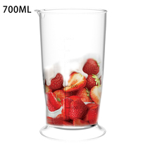 Multifunctional cooking bar accessories mixing cup food grade AS measuring cup handheld mixer cooking machine accessories Cup