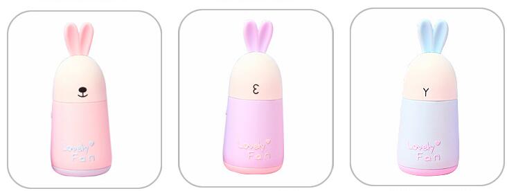 Quạt cầm tay mini sinh viên ký túc xá sáng tạo phim hoạt hình di động USB máy tính văn phòng máy tính để bàn hiển thị quạt nhỏ - USB Aaccessories cáp sạc micro usb