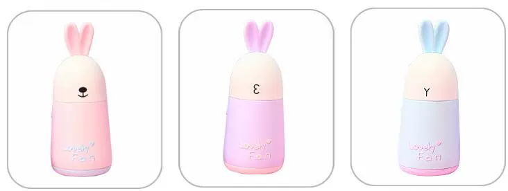 Quạt cầm tay mini sinh viên ký túc xá sáng tạo phim hoạt hình di động USB máy tính văn phòng máy tính để bàn hiển thị quạt nhỏ - USB Aaccessories