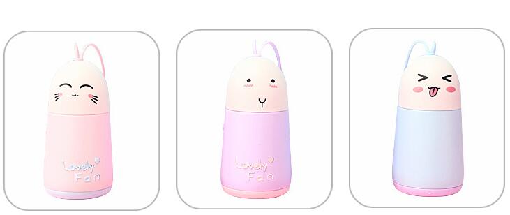 Quạt cầm tay mini sinh viên ký túc xá sáng tạo phim hoạt hình di động USB máy tính văn phòng máy tính để bàn hiển thị quạt nhỏ - USB Aaccessories cáp sạc micro usb