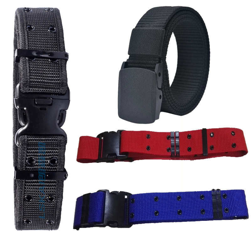 Three insurance for training belt military fans multipurpose armed belt security black tactical training belt nylon girdle