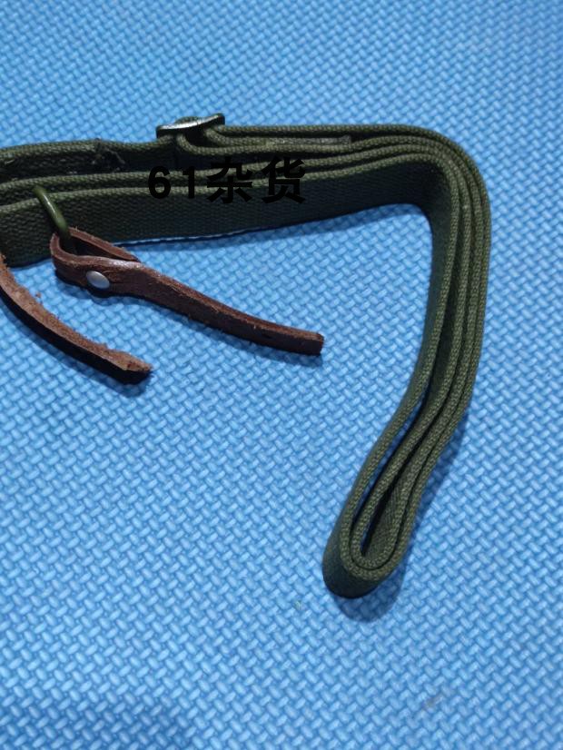 Old thick canvas 56 straps, backpack straps, both ends, double-width cowhide straps, packing straps