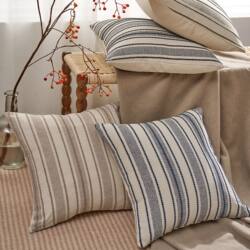 New Nordic Modern Minimalist Striped Color-Woven Patchwork Living Room Sofa Pillow with Tassels and Three-Dimensional Headboard Cushion