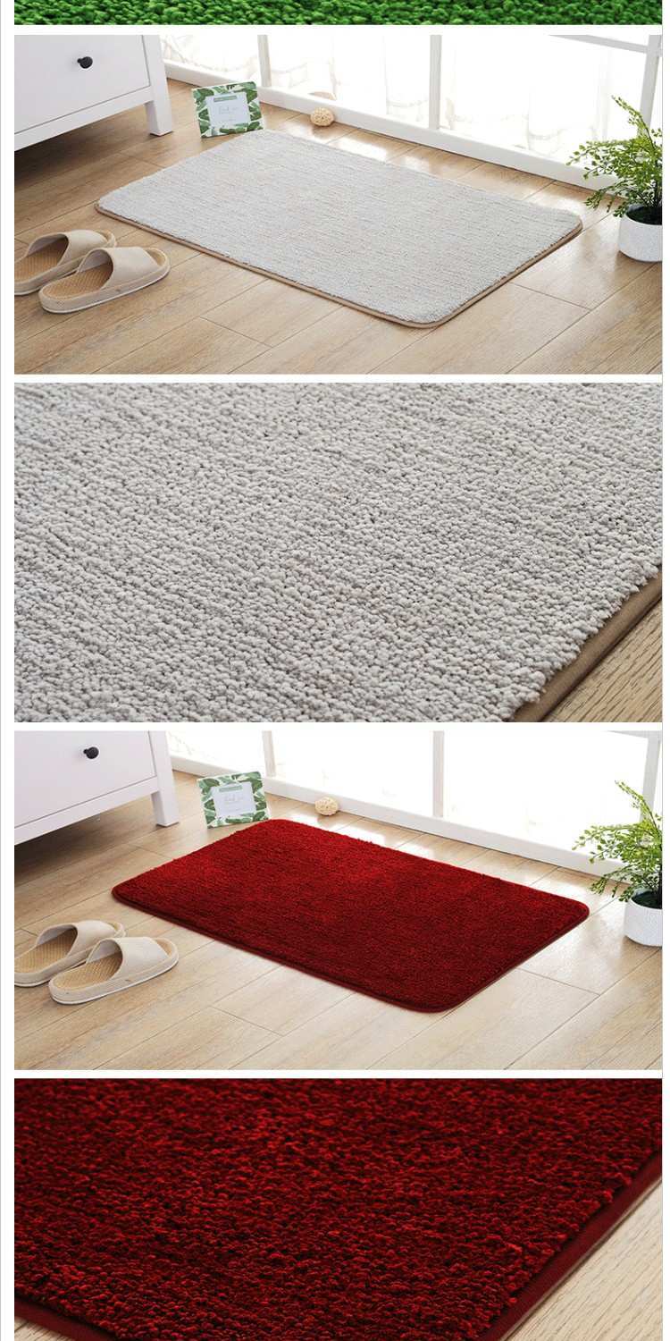 thảm vàng tấm thảm chùi chân bước vững chắc trên mat 50 * 80cm máy tắm rửa được lối mat mat thể được tùy chỉnh nhà - Thảm sàn thảm xốp gấp gọn