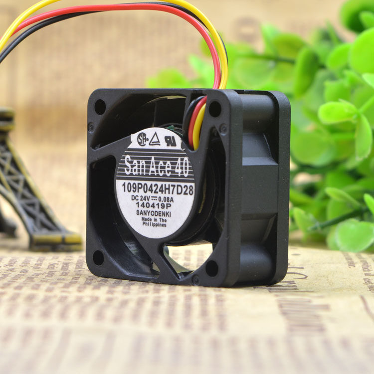 Originally installed Mountain Ocean 109P0424H7D28 24V 0 4015 4015 4CM 4CM Quiet frequency inverter fan