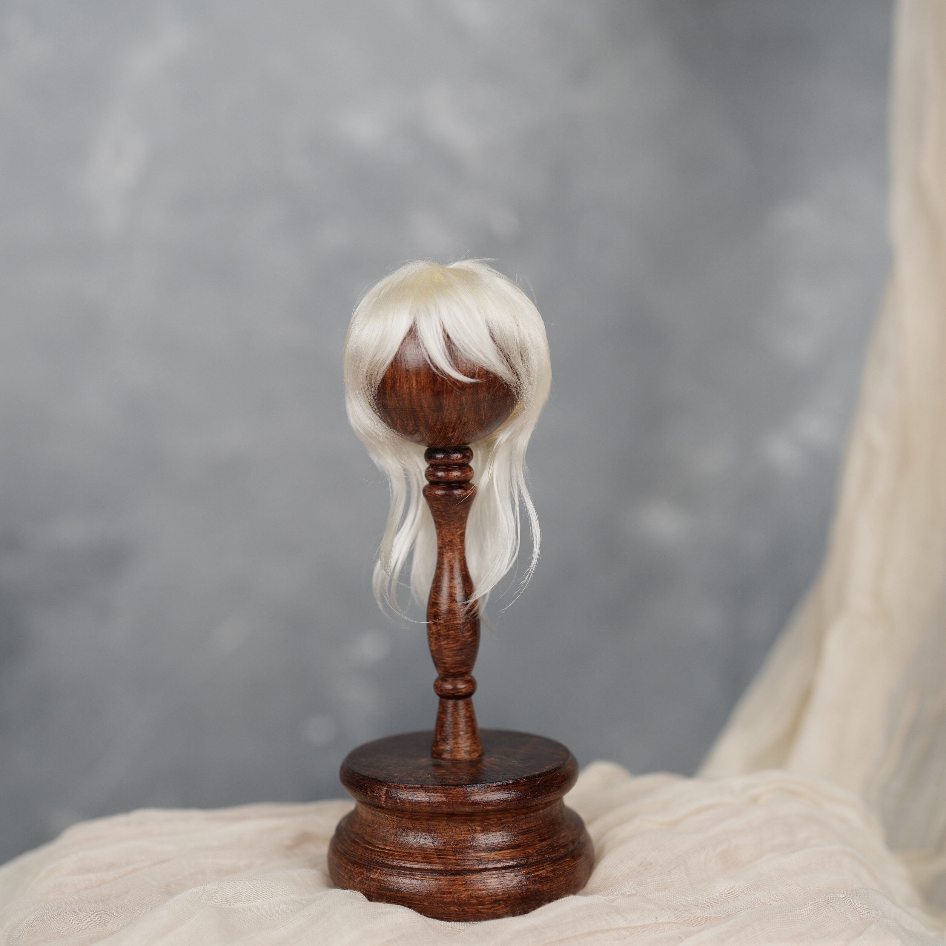 BJD wig 3 points 4 points 6 points SD Russia Mahimahair wig everyday male and female wolf tail elastic hair net