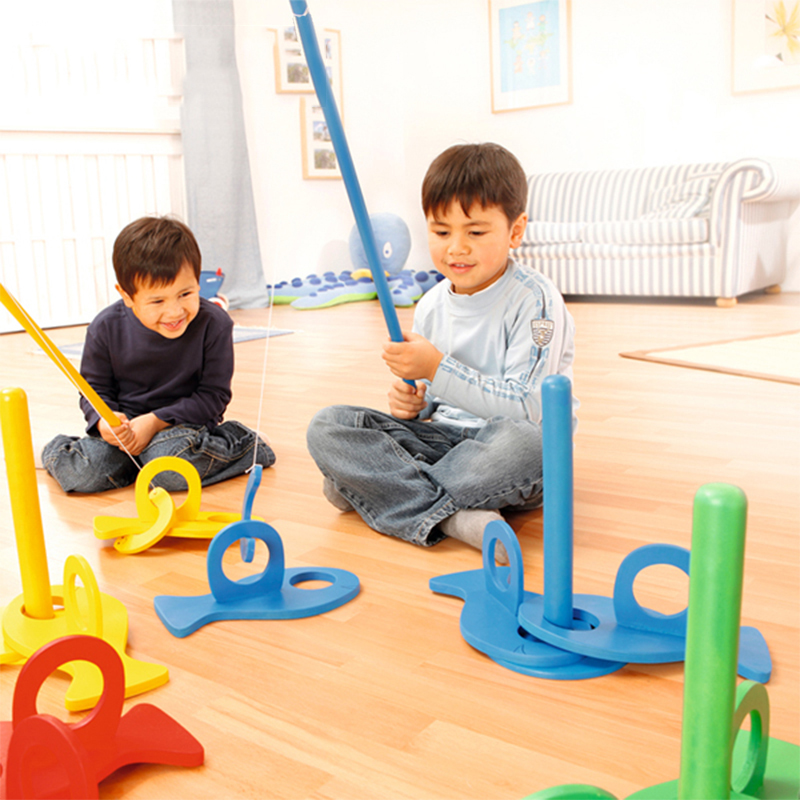 German Belledo big fishing music children early education Puzzle Wooden Toy Boy Girl Child Cog Fishing Game