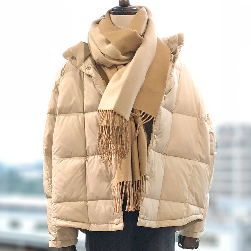 冬季微胖大码女装胖妹妹胖mm宽松显瘦立领格