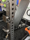Barbell Bar Hook with Roller, Barbell Bar Safety Hook, Barbell Bar Placement Hook, Squat Rack Fitness Equipment Accessories