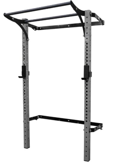 Household Wall Multi-Functional Squat Rack Adjustable Folding Gantry Rack Free Bench Press Integrated Rack Fitness Equipment