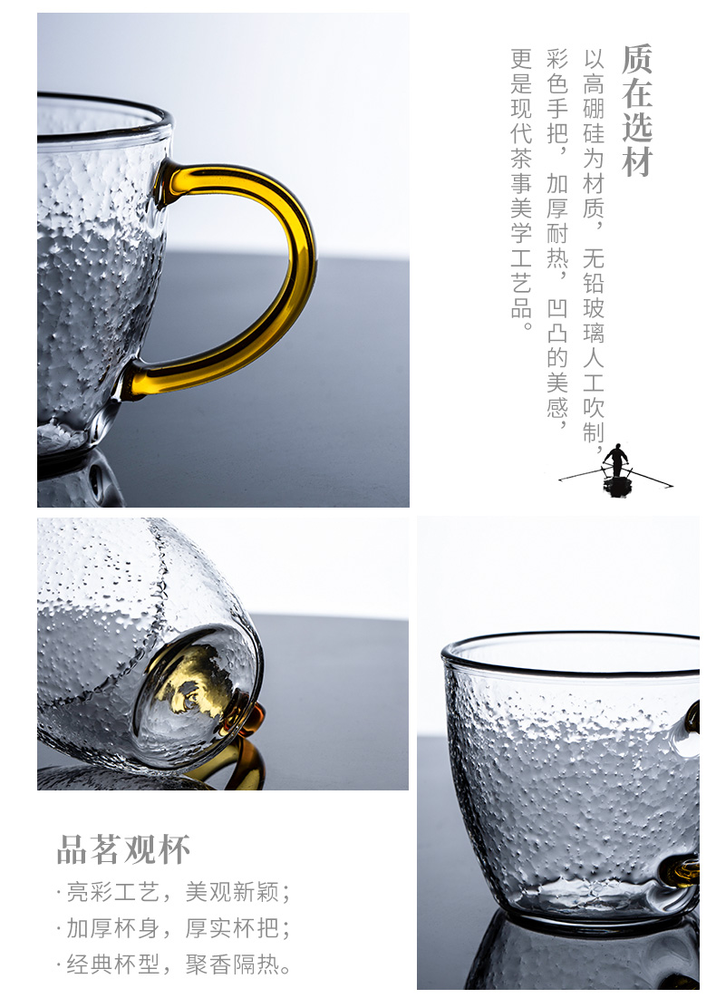 Hammer glass cooking pot home filtration TaoLu boiled tea machine, high - temperature kung fu tea set flower pot