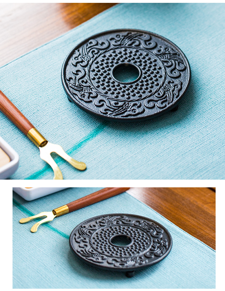 Supporting Japan iron pot of iron cast iron pot bottom seat pot heat plates MATS kung fu tea tea accessories