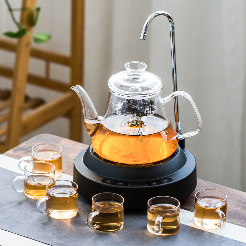 Automatic pumping TaoLu boiled tea machine home small heat resistant high temperature steam mercifully tea pot boil water electric tea stove.mute