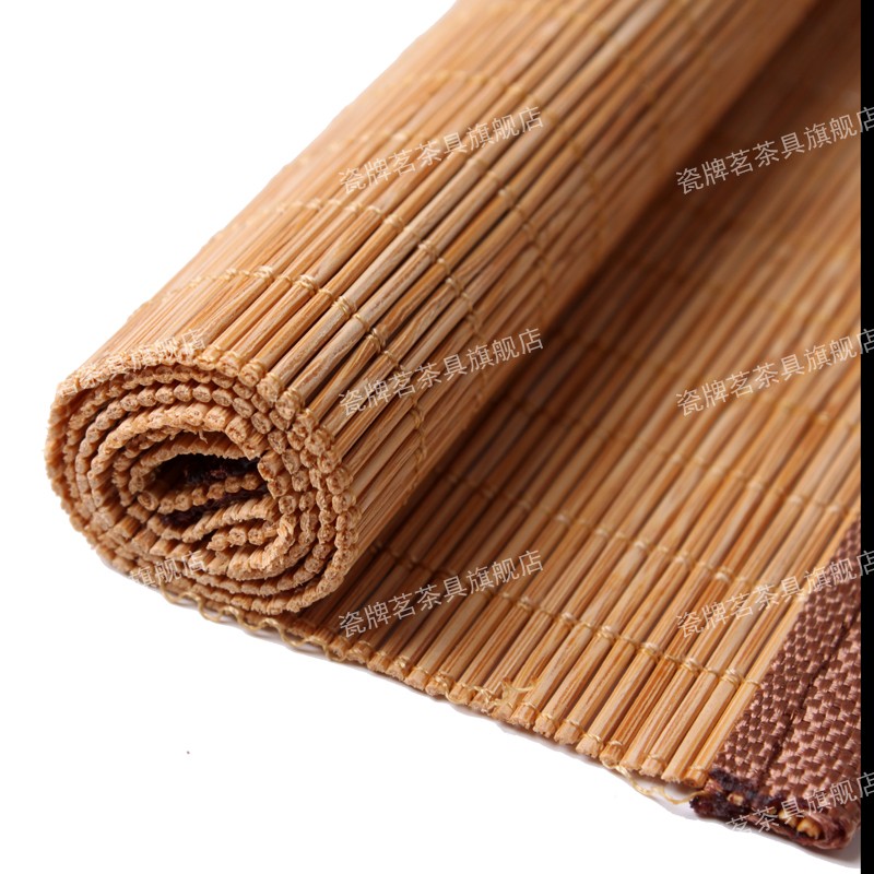 Tea Tea tray bamboo mat bamboo mat bamboo has bamboo mat bamboo shade protection, Tea - leaf filtering kung fu Tea Tea accessories