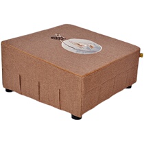 Square lotus Baie cushion solid wood kneeling mat Chinese kowtow home bye-bye e-stool knee-stool temple Liver